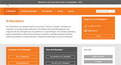 Desktop Screenshot of g-standaard.nl