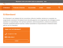 Tablet Screenshot of g-standaard.nl
